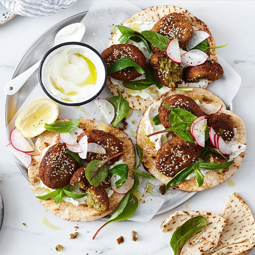 Hajar’s Shawarma King Bruntsfield Chickpea-Based Falafel